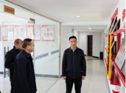 区委书记到建筑业协会走访